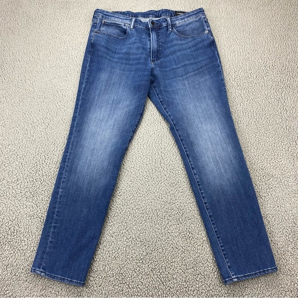 Bonobos Men's Slim Taper Dark Wash Premium 4-Way Stretch JeansSize:35*